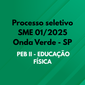 PEB II - EDUCAÇÃO FÍSICA