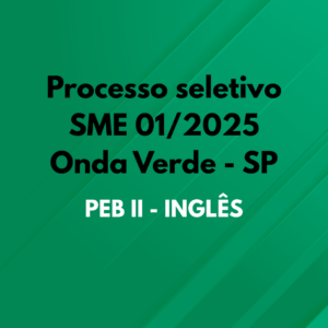PEB II - INGLÊS